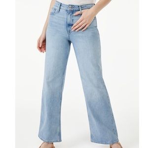 Free Assembly Wide High Rise 70s Stretch Jeans 14